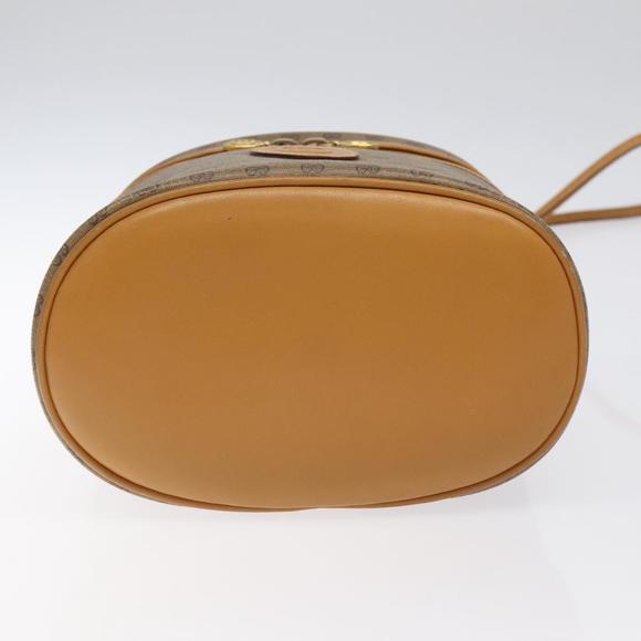GUCCI Micro GG Supreme Shoulder Bag PVC Beige Gold Auth 126100 - Picture 9 of 16